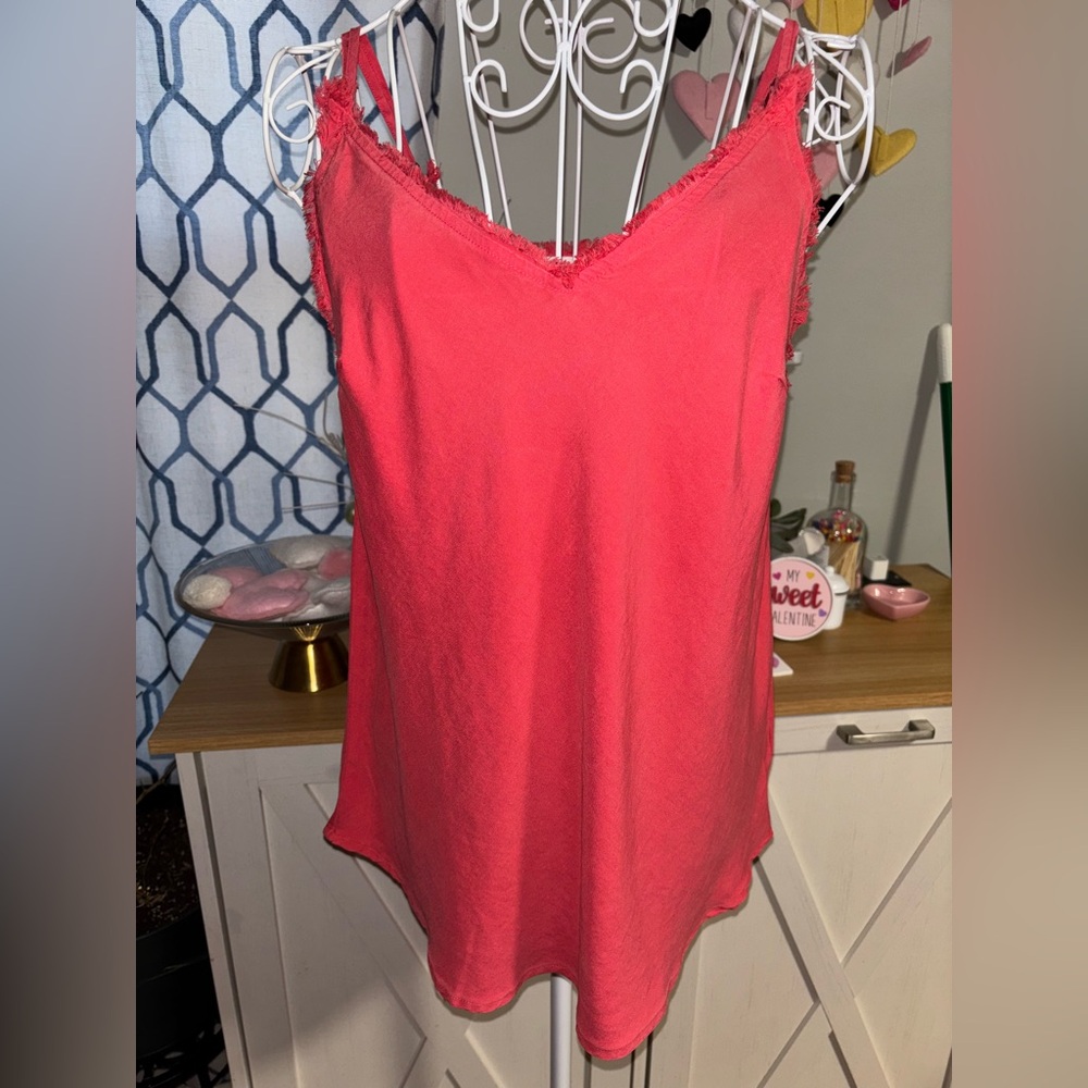 Cloth & Stone Pink Tank Top